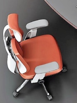 Красное кресло Falto-Orto Bionic