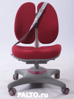 Детское ортопедическое кресло KIDS MAX-V6 бордовое