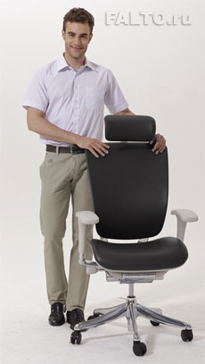 Компьютерное кресло Expert Spring Leather из натуральной кожи