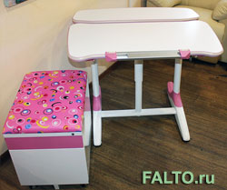 Тумбочка-табуретка и стол-парта KIDS desk Comfort S
