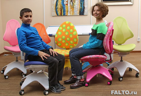 Детские кресла Falto-kids в нашем шоуруме