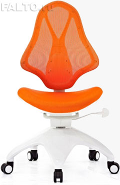 Детское кресло для компьютера Falto-kids Mesh оранжевое