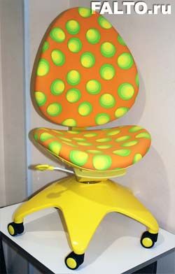 Детское компьютерное кресло желтое