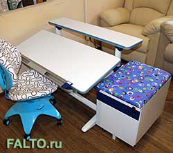 Мобильная тумбочка и стол-парта desk Comfort L