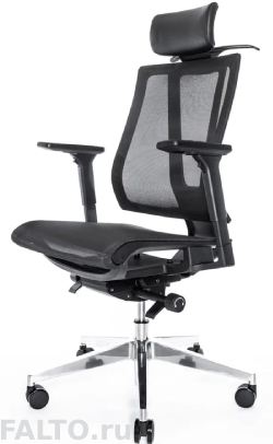 Черное офисное кресло Falto G1 AIR