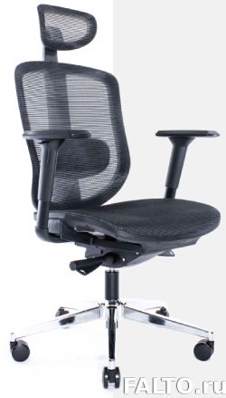 Серое офисное кресло FALTO MS022H
