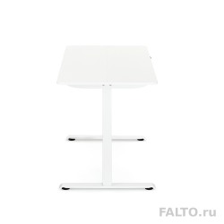 Белый стол с электроприводом Falto Kento