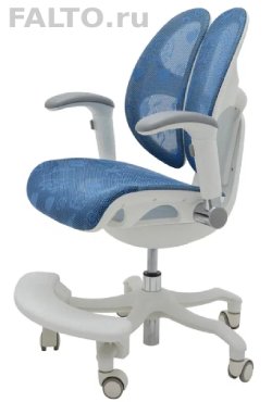 Синее сетчатое детское кресло Expert Orto