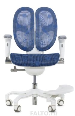 Синее сетчатое подростковое кресло Expert Orto