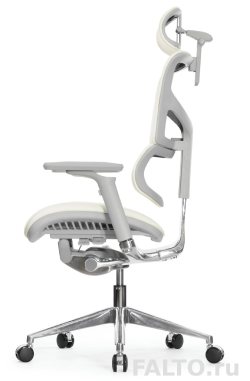 Черное кожаное компьютерное кресло Falto Leather Premium