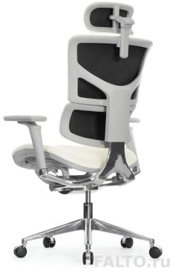 Черное кожаное компьютерное кресло Falto Leather Premium