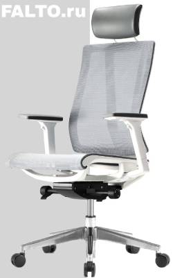 Эргономичное сетчатое кресло Falto G-1 AIR со светлым каркасом