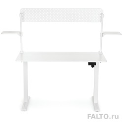Белый стол с электроприводом Falto Kento